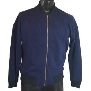 Under Armour Women's Threadborne Bomber Fleece, Navy medium